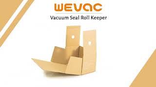 Wevac Food Vacuum Seal Bag Roll with a Cutter and a Box!