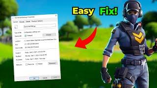 How To Fix Fortnite Game Settings Not Saving (Chapter 5 Season 2)