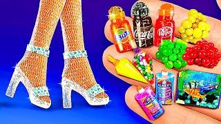 22 SLIME HACKS FOR BARBIE AND LOL DOLL/ DIY Clothes, shoes, mini Elmers, gloves and Dollhouse crafts