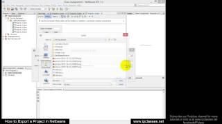 How to Export a Project in Netbeans IDE