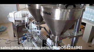 #powder filling machine, #masalapowder packing line #packingmachine  - Filsilpek - +919054294961