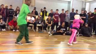 AJ The Cypher Cat vs B-Girl Terra Final @King of The B-Boys