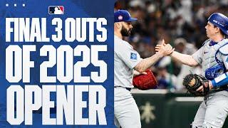 FINAL 3 OUTS: Dodgers win the 2025 season opener (Tokyo Series highlights)