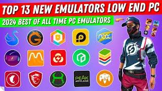 Top 13 New Emulators For Low End PC Free Fire | Best Android Emulator For PC (2024)
