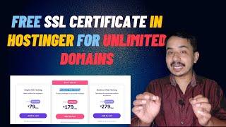 How to get free ssl certificate in hostinger For Unlimited Domains