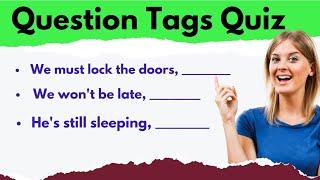 Question Tag Quiz with answer