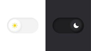 Animated Toggle Button Dark Mode using HTML & CSS