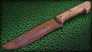 Rusty Knife, Simple Restoration 