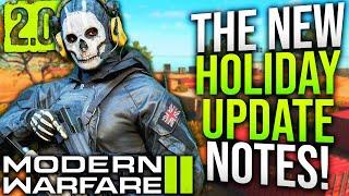 Modern Warfare 2: New SURPRISE HOLIDAY UPDATE Patch Notes! (WARZONE 2 Gameplay Update)