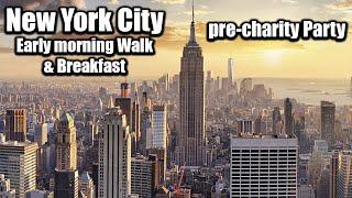 LIVE New York City - Morning Walk & Breakfast stream - pre-show for GCX Event  #live #nyc