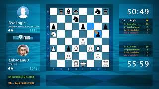 Chess Game Analysis: alikagan80 - DvdLogic : 0-1 (By ChessFriends.com)