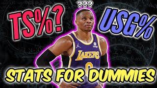 4 Advanced NBA Stats for Dummies