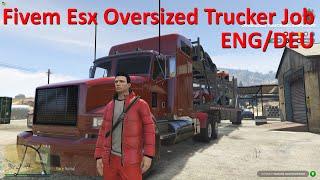 Gta V FiveM Esx Oversized Truck Job ENG/DEU