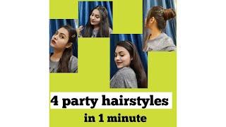 Party hairstyles | wedding hairstyles | hairstyle for mediumhair | Siddhee Singh