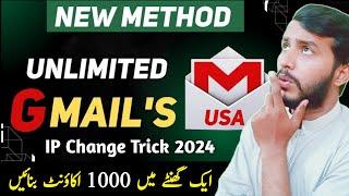 How to create unlimited gmail account 2024 | Unlimited USA Gmail Trick without Number Verification