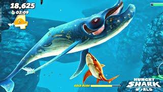 Hungry Shark World - New shark Tigershark gameplay video| GW TeeV