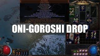[Path of Exile] How to get Oni-Goroshi, unique 6-linked sword