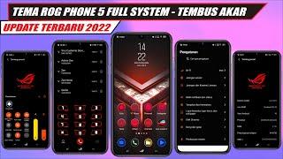 Tema ROG Phone 5 Full Sistem Tembus Akar Untuk HP Vivo - Update 2022 + Sinyal 5G