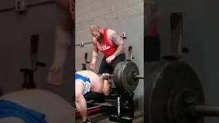 435lbs x7 Reps Bench Press #bodybuilding #benchpress #powerlifting