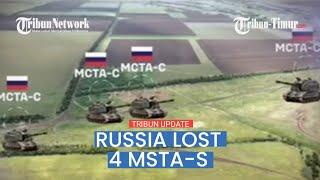  Ukraine shows American-made HIMARS MLRS destroy 4 Russia self-propelled MSTA-S in frontline