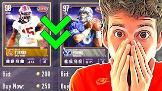 NEW LEGENDS CARDS IN COLLEGE FOOTBALL 25 ULTIMATE TEAM! AUCTION HOUSE MARKET CRASH! CHEAP LEGENDS!