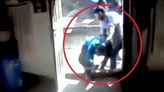 Caught on camera: Widow, four daughters beaten up brutally at their home