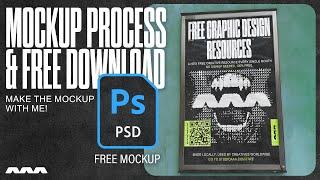 Create a Framed Poster Mockup with me & Free PSD File | Photoshop Tutorial