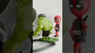 Hulk vs Deadpool vs Spidey | Toilet Challenge | Marvel Animation #gta 13+