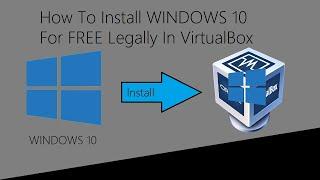 How To Install WINDOWS 10 20H2 For FREE Legally in VirtualBox in 2021 !!