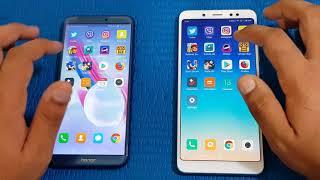 Xiaomi Redmi Note 5 ( PRO ) vs Huawei Honor 9 lite - Speed Test!!