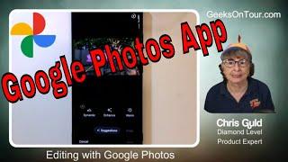 Editing with Google Photos App Tutorial Video 800