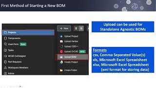 Altium 365 Starting a New BOM