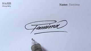 How to signature your name || Signature writing || Calligraphy || Autograph