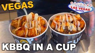 Korean BBQ in a CUP?  "Cupbop" up in the Montecito Marketplace, Las Vegas