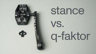 stance vs. q-faktor am bike erklärt (tipps standbreite)