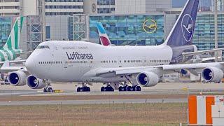 30 Min Of HEAVY LANDINGS & TAKE OFFS | A340-600, B747-F, A330NEO, A350 | Frankfurt Airport Spotting