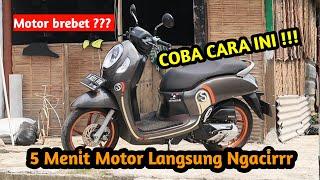 CARA MENGHILANGKAN NGEMPOS PADA HONDA SCOOPY NEW KEYLES , RISET TP & RISET DLC ,MOTOR LANGSUNG SEGER