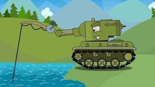 Fishing - cartoons about tanks