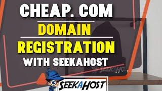 Cheap .com Domain Registration with SeekaHost via seekahost.app | Cheapest prices for .com domains