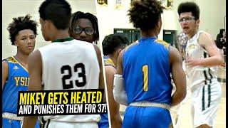 Mikey Williams Gets HEATED & RESPONDS w/ 37 POINTS! After Teammate Gets FOULED Hard!