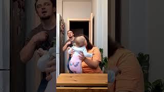 Cute baby said the first word! #shorts #tiktok #comedy #damus #family #cutebaby