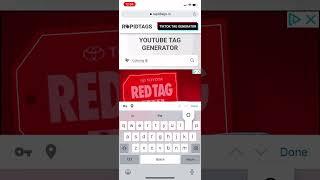 YouTube Tag Generator with RapidTags #shortvideos #viral #youtubetags #taggenerator #rapidtags #tips