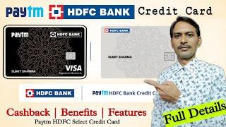 Paytm Hdfc Credit Card Benefits | Paytm Hdfc Select Credit Card | paytm hdfc credit card