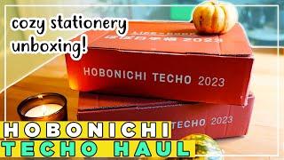 Hobonichi Techo 2023 Haul // cozy stationery unboxing