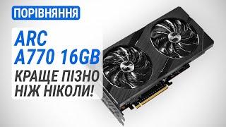 Тест Intel Arc A770 у порівняння з RTX 3060, RTX 4060 та RX 7600 XT: Краще пізно ніж ніколи!