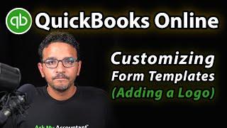 QuickBooks Online: Customizing form templates / adding a logo on invoices