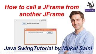 How to call a JFrame from another JFrame in Java Swing
