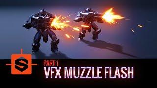 How to Realtime - VFX / Muzzle Flash Textures TUTORIAL PART 1 Using Substance Designer