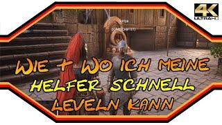 Conan Exiles  Wo & Wie ich meine Thralls schnell leveln kann  Guide [4k]