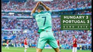 Portugal 3 - 3 Hungary | EURO 2016 | Group F Match | Match Highlights | 22 June 2016 | Classic Match